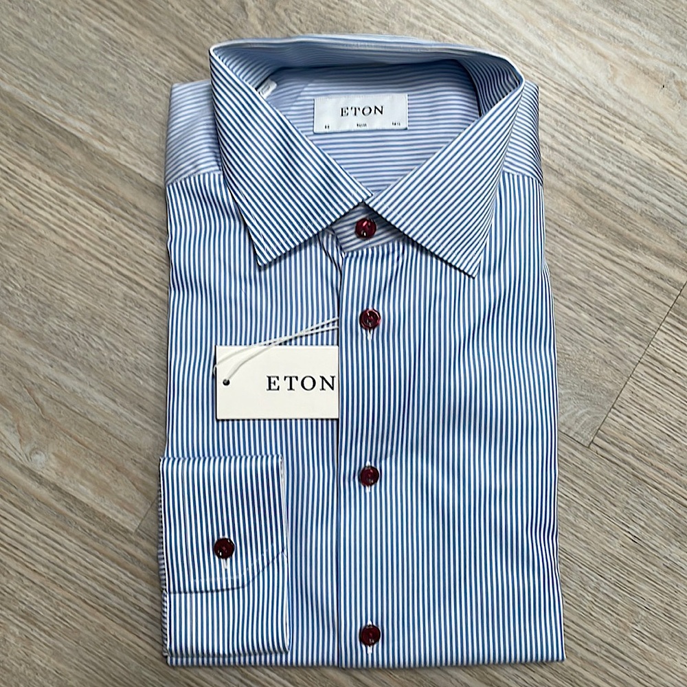 Eton men’s dress shirt, 42, slim, 16.5inch neck.